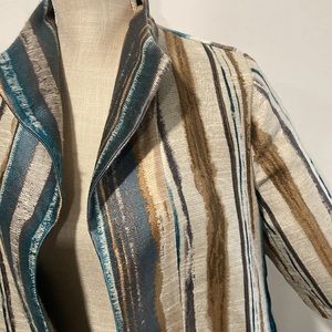 IC by Connie K striped jacket M
